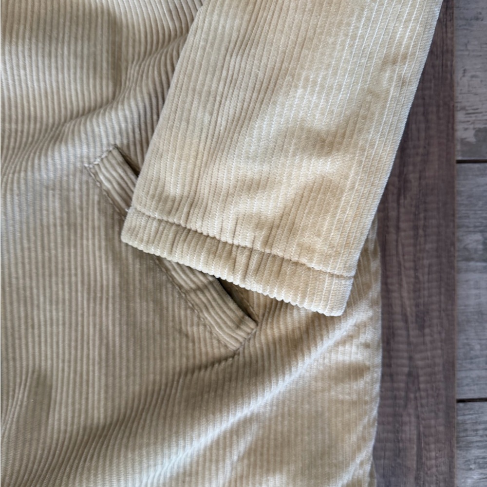 Vintage Jordin Sportswear jacket men's khaki Sherpa 100% cotton lining size XL - Picture 4 of 7